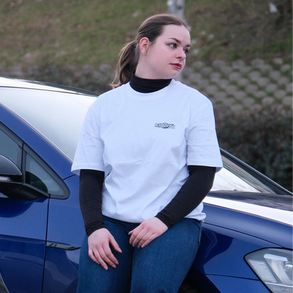 T-shirt blanc Carguys – lookbook streetwear auto