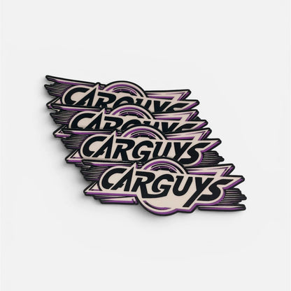 Stickers Carguys x4 – détail impression haute qualité